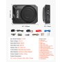 VEVOR Subwoofer para Debajo del Asiento para Automóvil 203 mm 800 W Altavoz Compacto para Coche Amplificador Incorporado Entrada de Nivel Alto Bajo Controlador de Volumen Control Remoto con Cable