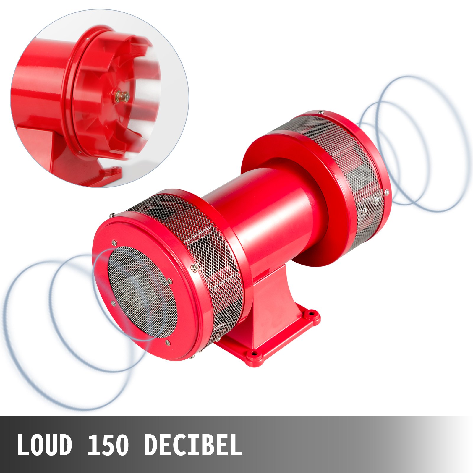 Alarma De Bocina De Aire 150db Sirena De Aire Eléctrica 750 W Sirena Aérea