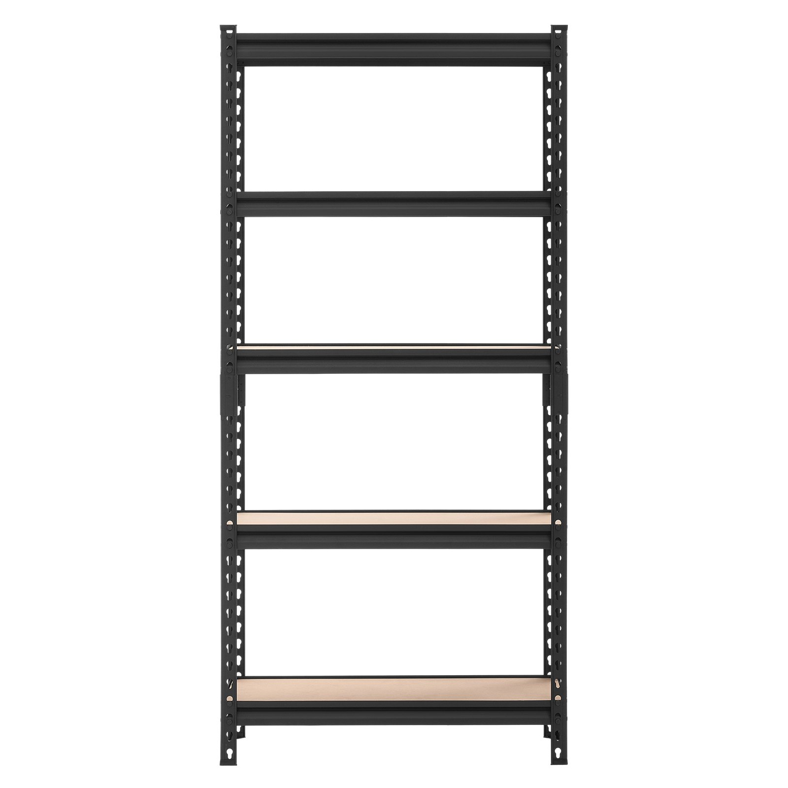 VEVOR Estantería Almacenaje Metálica de 5 Niveles 72 x 31 x 152 cm, Estantería Multiusos Altura Ajustable Capacidad 907 kg en Total con Estructura de Acero para Garaje Trastero Dormitorio Hogar Sótano