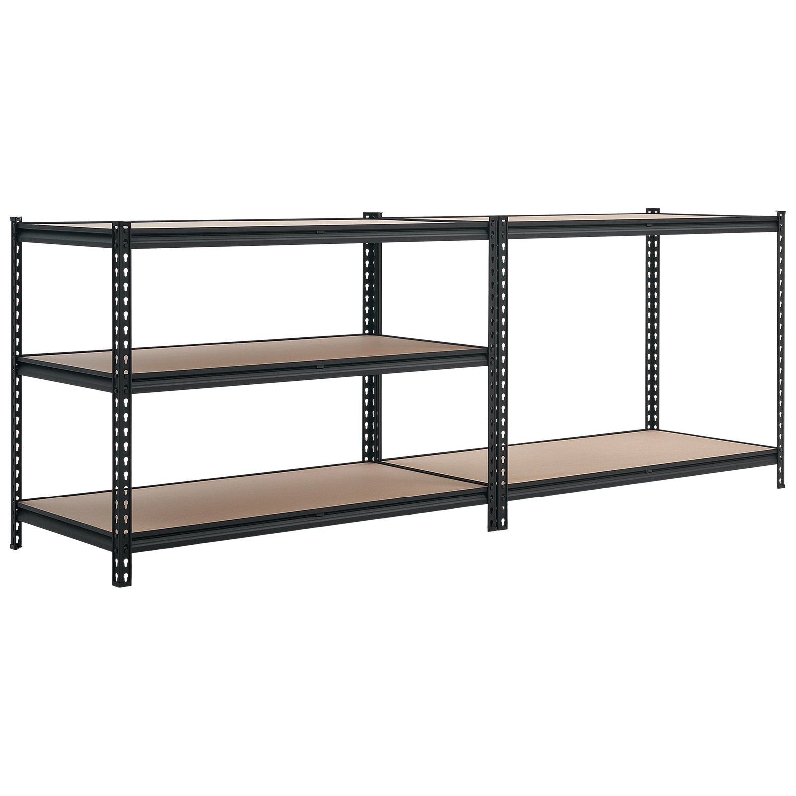 VEVOR Estantería Almacenaje Metálica de 5 Niveles 1228 x 619 x 1813 mm, Estantería Multiusos Altura Ajustable, Capacidad 1360,8 kg en Total con Estructura de Acero para Cocina Baño Trastero Garaje