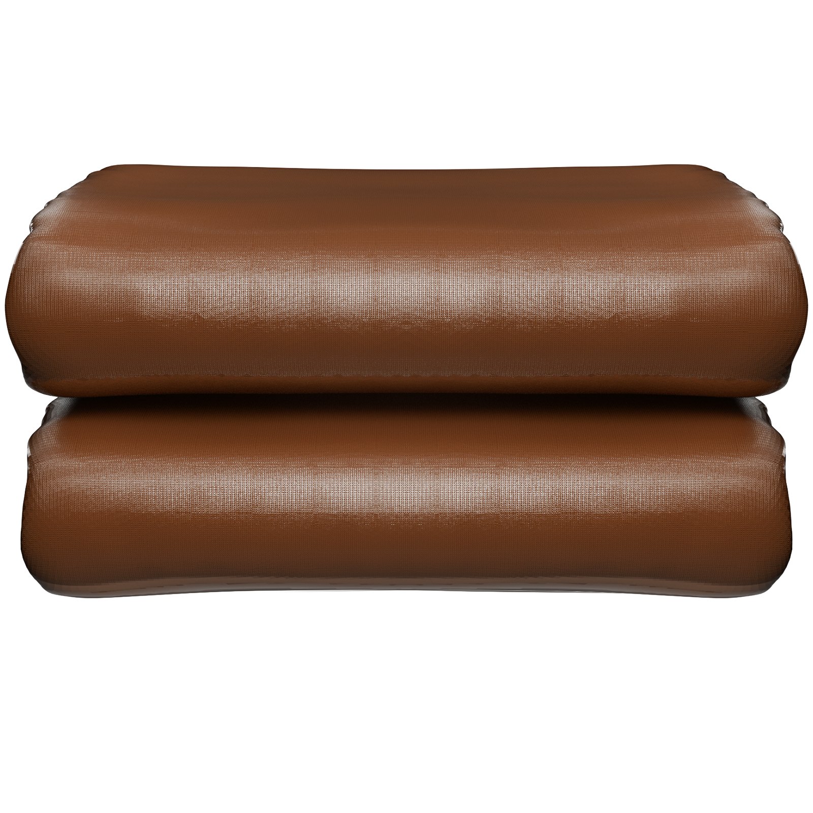 VEVOR Lona Impermeable de Polietileno Lona de Protección con Ojales 9 x 12,1 m Lona Resistente Espesor de 0,4 mm Lona Cubierta Protectora Marrón Resistente al Agua y al Desgaste para Camping Jardín