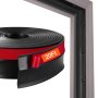VEVOR Tiras de Sellado para Puertas de Garaje Superiores y Laterales, Sellos para Puertas de Garaje de TPE de 6,09 m, Reemplazo Universal Compuesto Suave y Duro Resistente a la Intemperie, Negro