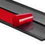 VEVOR Tiras de Sellado para Puertas de Garaje Superiores y Laterales, Sellos para Puertas de Garaje de TPE de 6,09 m, Reemplazo Universal Compuesto Suave y Duro Resistente a la Intemperie, Negro