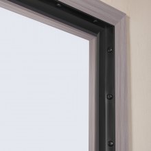 VEVOR Tiras de Sellado para Puertas de Garaje Superiores y Laterales, Sellos para Puertas de Garaje de TPE de 6,09 m, Reemplazo Universal Compuesto Suave y Duro Resistente a la Intemperie, Negro