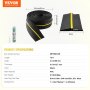 VEVOR sealing strip for garage door thresholds 3.66 m, universal for garage door bottoms with adhesive, weatherproof strip for garage door underside, improved thick PVC for sealing strips