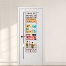 VEVOR Estante de Almacenamiento para Puerta 8 Niveles 42 x 18 x 164 cm, Blanco