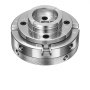 VEVOR 4 Inch Wood Lathe Chuck, 4-Jaw, Self-Centering Wood Turning Chuck Set with 1" x 8TPI Thread & Adapter, Nickel-Plated, High-Hardness Steel, Inside Clamping & Outside Support, for Woodworking