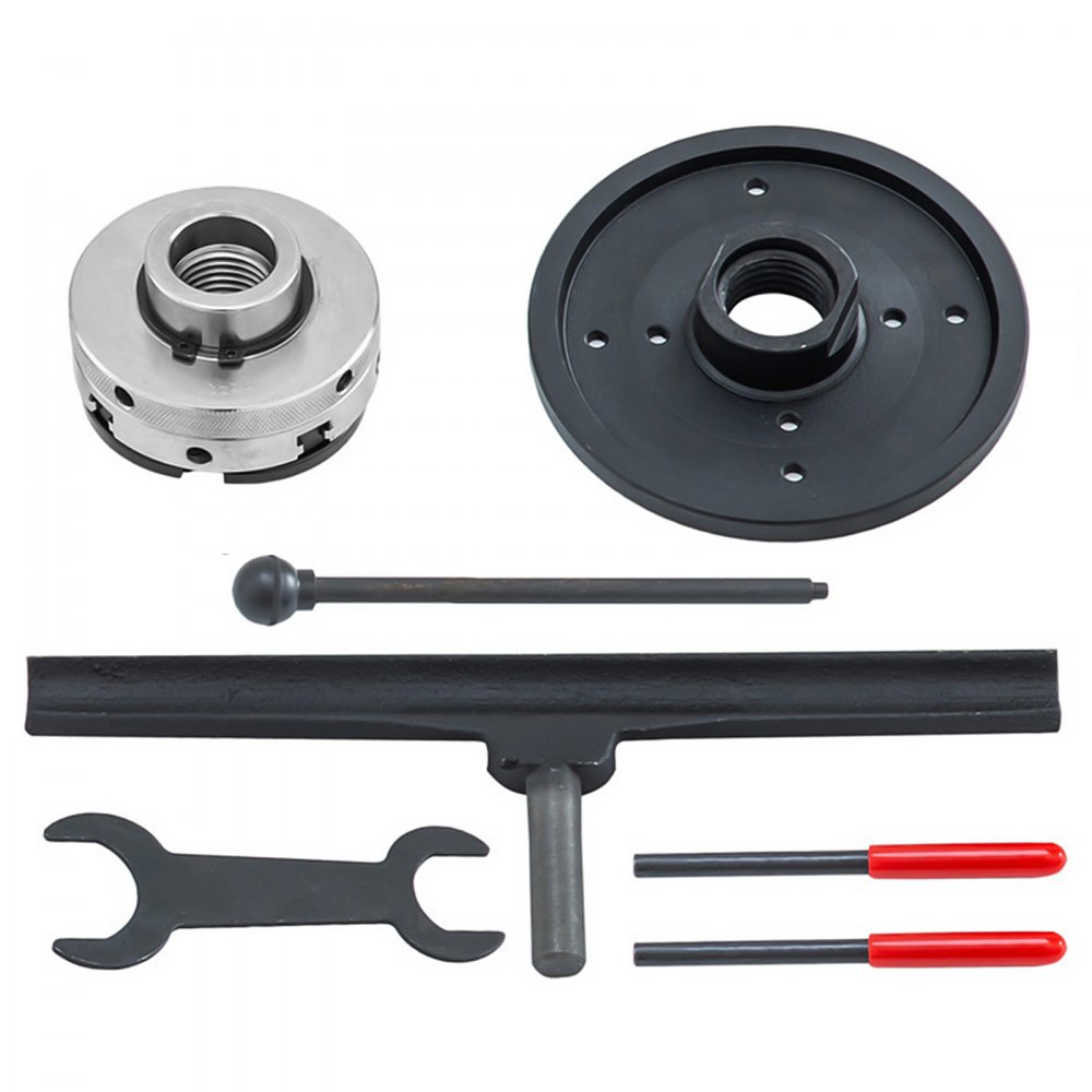 VEVOR Mini Torno de Velocidad Variable para Madera 10 x 18 Pulgadas 500-3200RPM y Pies de Goma Torno para Madera Usar en Laboratorios, Talleres, Ingeniería y Educación