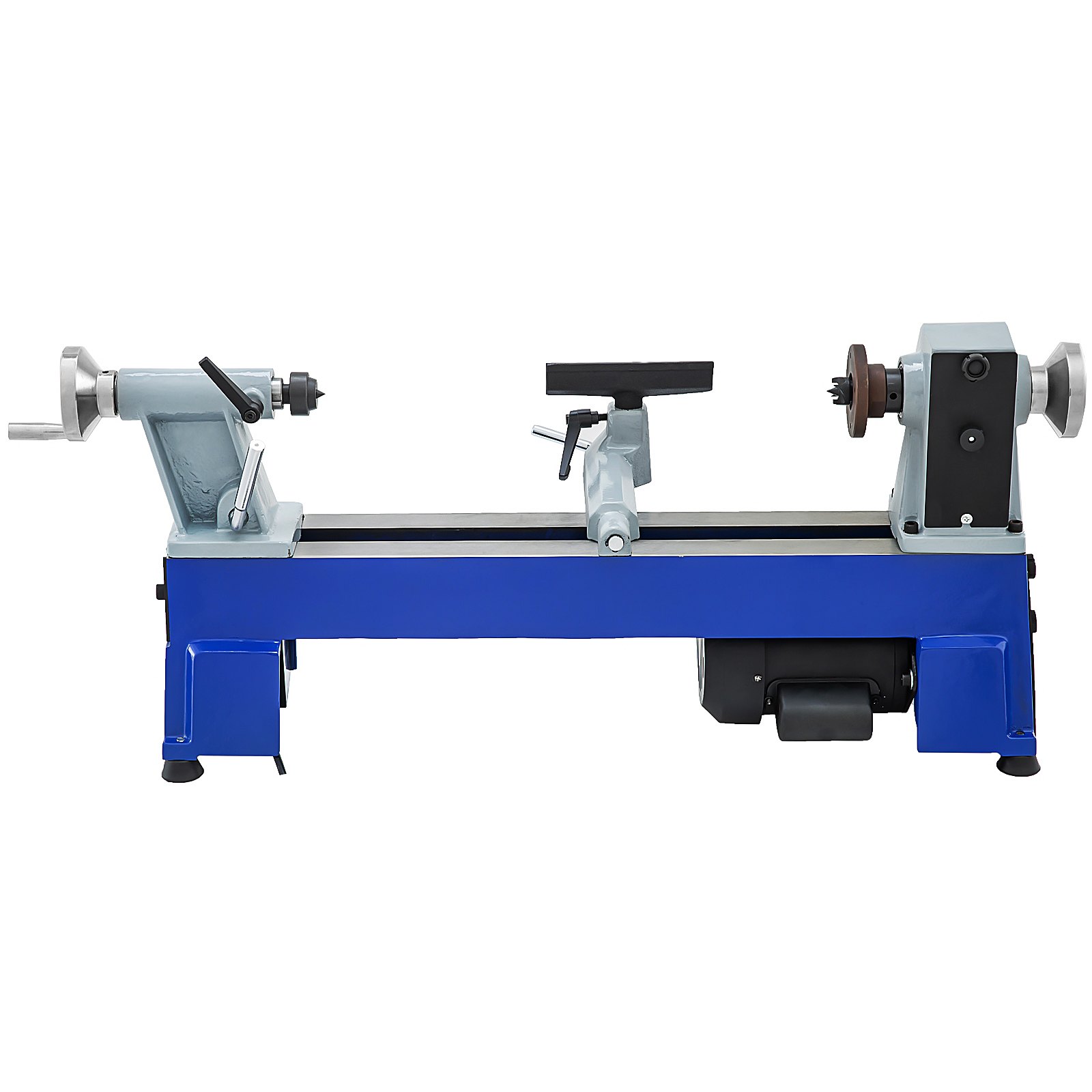 VEVOR Mini Torno de Velocidad Variable para Madera 10 x 18 Pulgadas 500-3200RPM y Pies de Goma Torno para Madera Usar en Laboratorios, Talleres, Ingeniería y Educación