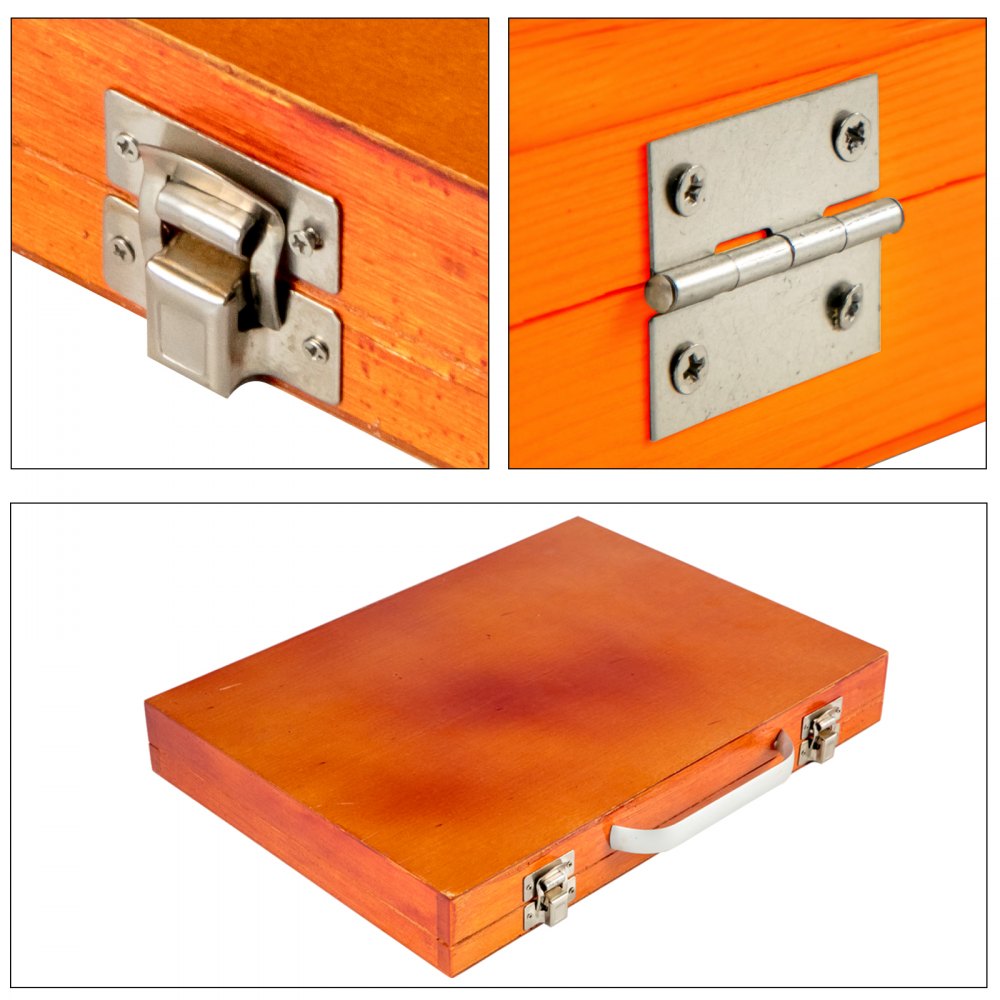 VEVOR Herramientas de Torno Madera 12 Piezas para Tornear Madera Gubias con Caja de Almacenamiento Kit de Herramientas de Talla de Madera Juego de Tallas para Tornos HSS de 12 Piezas para Tornear Madera