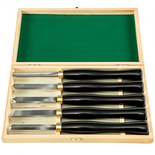 Cinceles De Madera Set De Herramientas De Talla De Madera 5 Piezas Con Maleta
