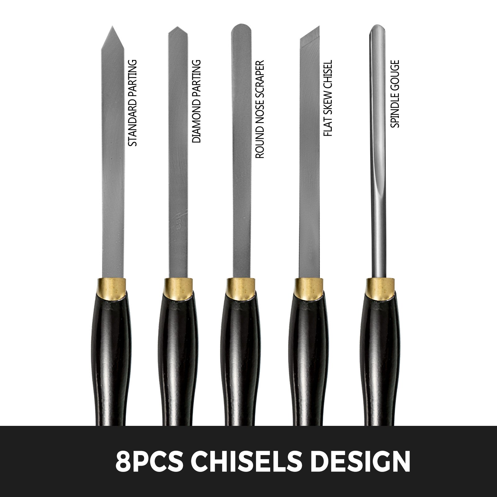 Cinceles De Madera Set De Herramientas De Talla De Madera 5 Piezas Con Maleta
