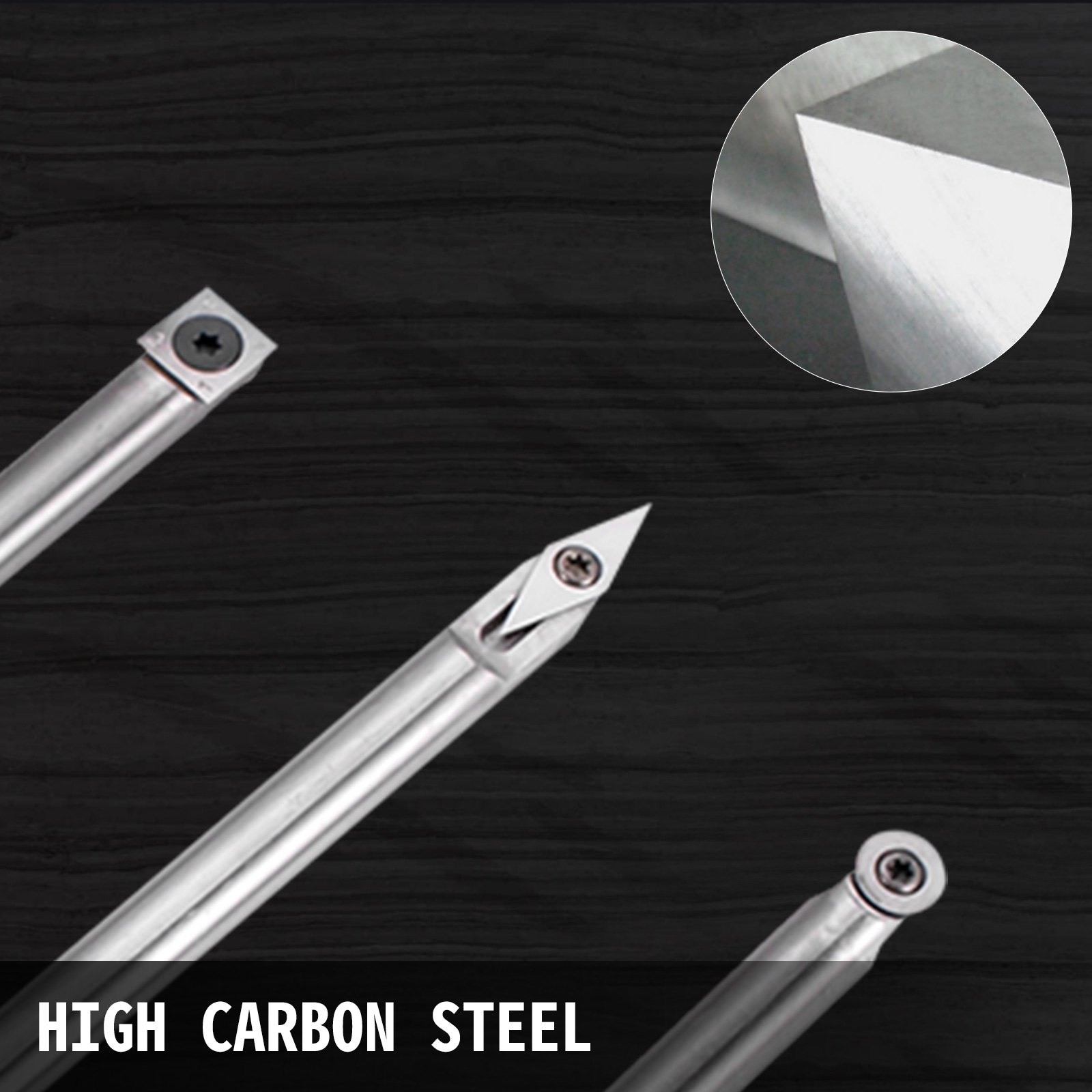 Gubias Para Tallar Madera 3 Pcs Manija De Madera De Haya, Cinceles De Torneado