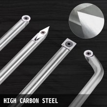 VEVOR Tornos para metal, madera, cuchillas de 4 uds., Trabajo con cinceles de torneado