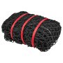 VEVOR Red para Pacas Redondas de Alimentación Lenta, para Caballos, 1,8 x 1,8 x 1,8 m, Agujeros 38,1 x 38,1 mm, PE, con Bridas, Lanzadera de Aguja, Hilo de Reparación y Bolsa de Almacenamiento
