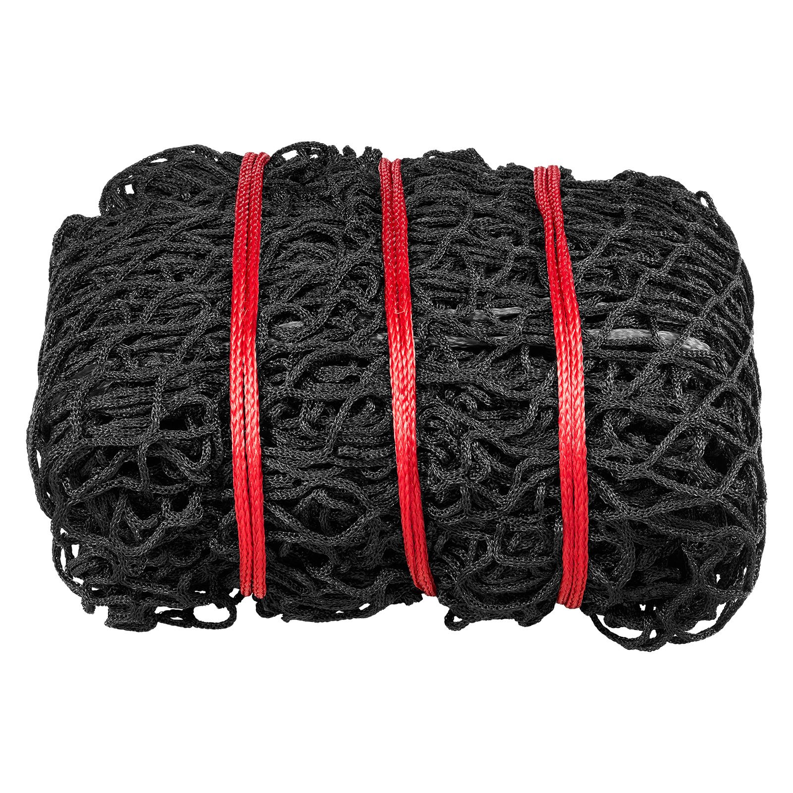 VEVOR Red para Pacas Redondas de Alimentación Lenta, para Caballos, 1,8 x 1,8 x 1,8 m, Agujeros 38,1 x 38,1 mm, PE, con Bridas, Lanzadera de Aguja, Hilo de Reparación y Bolsa de Almacenamiento