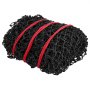 VEVOR Round Bale Hay Net, 1.5 x 1.5 x 1.5 m, 44.45 x 44.45 mm Holes, PE Material, Reinforced Knotted Design, with Zip Ties, Needle Shuttle, and Repair Twine, Slow Feeder Round Bale Net for Horses