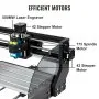VEVOR Cnc 3018 Pro Router Cnc 500MW Láser 3 Ejes Control Grbl Máquina de Grabado Láser 300 × 180 × 45mm Fresadoras para madera para tallado Fresado de