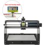 VEVOR CNC 3018 Pro Router CNC 500MW Láser 3 Ejes, Control GRBL, Máquina de Grabado Láser 300×180×45mm, Fresadoras para Madera para Tallado Fresado de Plástico, Acrílico, PVC, Madera