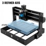 VEVOR Máquina de Grabado Láser CNC Madera 3020, Router Grabador de Láser 5,5W Máquina de Corte de Grabado Madera 3 Ejes Refinados Fresadoras Láser con Control GRBL Área de Grabado 300x200x40mm