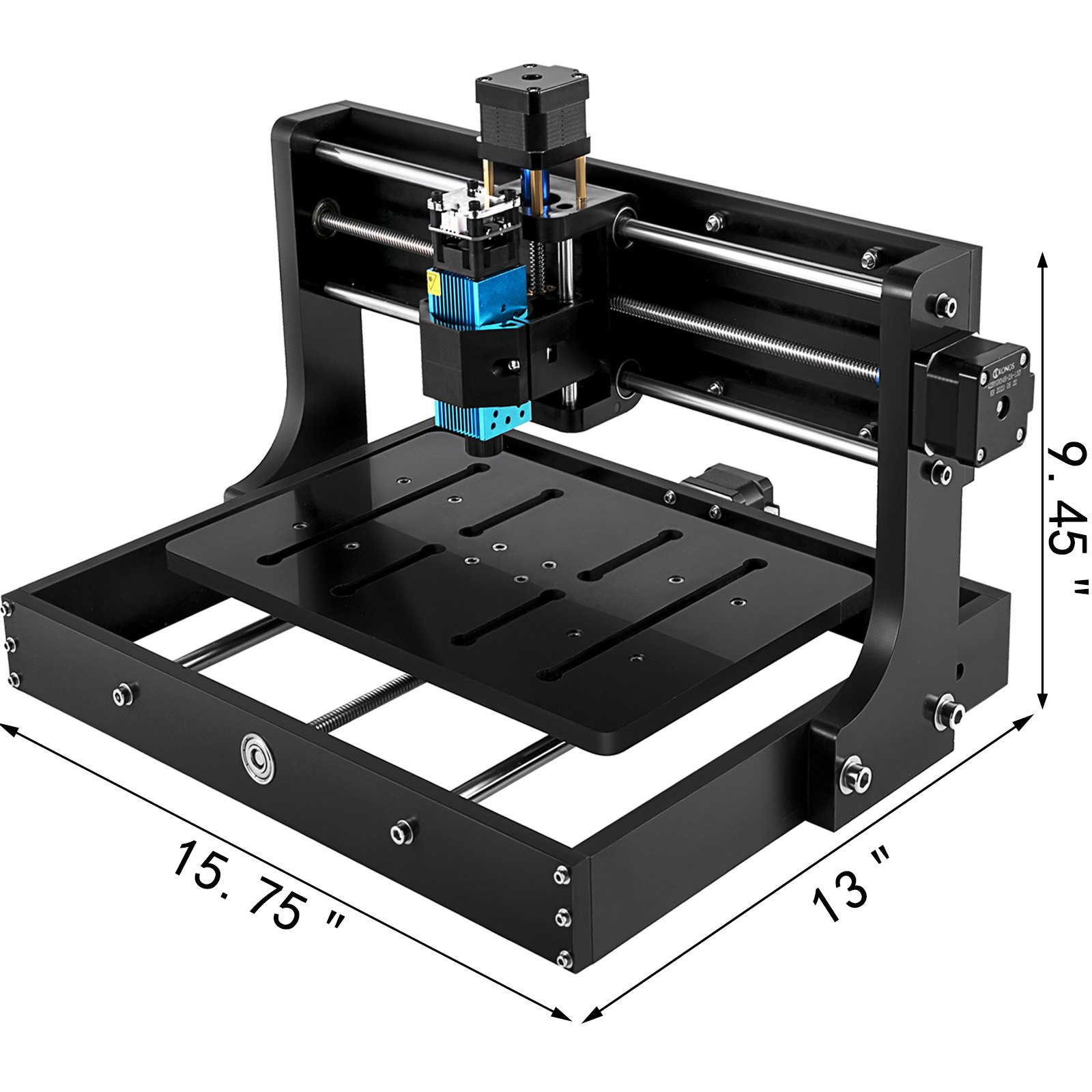 VEVOR Máquina de Grabado Láser CNC Madera 3020, Router Grabador de Láser 5,5W Máquina de Corte de Grabado Madera 3 Ejes Refinados Fresadoras Láser con Control GRBL Área de Grabado 300x200x40mm