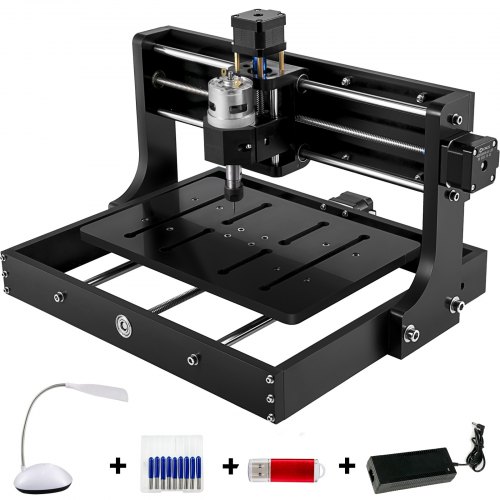Vevor Máquina Grabador Láser 3020 Cnc De Madera Control Grbl 300 X 200 X 40 Mm