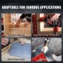 VEVOR Cuadrados de posicionamiento de 90 grados, abrazaderas de ángulo recto de 5,5" x 5,5" para carpintería, cuadrados de sujeción de esquina de aleación de aluminio para cajas, gabinetes y cajones