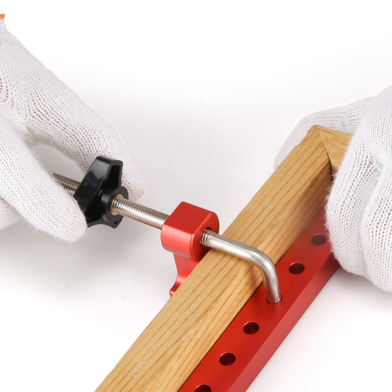 VEVOR Cuadrados de posicionamiento de 90 grados, abrazaderas de ángulo recto de 5,5" x 5,5" para carpintería, cuadrados de sujeción de esquina de aleación de aluminio para cajas, gabinetes y cajones