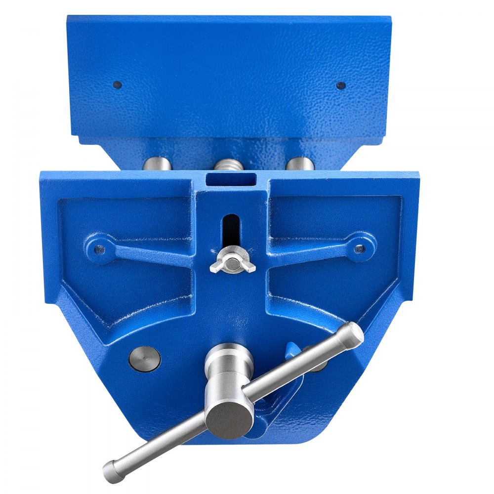 VEVOR Tornillo de Banco para Carpintería de Liberación Rápida, Ancho de Mordaza de 23 cm, Apertura de Mordaza de 26 cm, Construcción de Hierro Fundido, Tope Frontal Ajustable, 480 x 235 x 200 mm