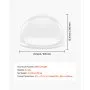 VEVOR Cubierta Transparente para Máquina de Algodón de Azúcar 535 x 340 mm, Cúpula Acrílica con Protección contra Burbujas, Diseño con Ranura Inferior, para Fiestas de Cumpleaños, Eventos Navideños