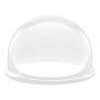 VEVOR Cotton Candy Machine Cover, Transparent Acrylic Dome Bubble Shield, Cotton Candy Machine Bubble Shield Compatible with 52cm Cottons Candies Machines Bowl for Party, Shops, Bottom Groove Design