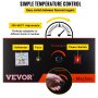 VEVOR Máquina para Hacer Algodón de Azúcar, Diámetro de 21", Máquina Eléctrica Comercial de Algodón de Azúcar, 7 porciones/min, Máquina de Algodón de Azúcar, para Fiestas, Festivales, Carnavales, etc.