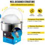Máquina eléctrica comercial de algodón de azúcar / Floss Maker con tapa