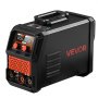 VEVOR 145A MIG Welder, 3-in-1 Lift TIG/Gasless Flux Core/Stick MIG Welding, 220V Synergic Multi-Process Mig Welder Machine with IGBT Inverter, Portable for Metal Fabrication, Home Repair & DIY Project