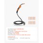 VEVOR Antorcha MIG 100A con Cable 3 m, Pistola de Soldadura Compatible con Lincoln Magnum 100L K530-5, Lincoln SP, MIG Pak, Pro, Weld Pak, Power con Puntas 0,8-0,9 mm para Taller Automotriz Reparación