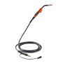 VEVOR Pistola de Soldadura MIG de 250 A con Cable, Compatible con Soldadores LincoIn Power MlG 200, 215, 216, 255 y Wire-Matic 255, para Alambres de Soldadura, Robusto y Engrosado, 430 x 12 x 45 mm