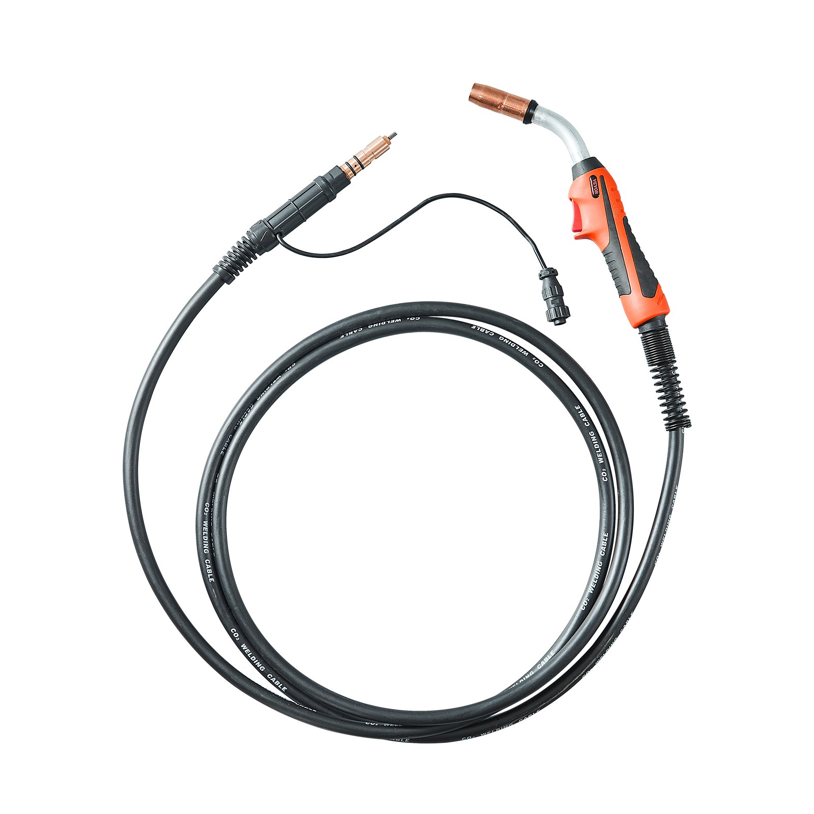 VEVOR Pistola de Soldadura MIG de 250 A con Cable, Compatible con Soldadores Millermatic 200, 210, 212, 250, 250X, 251, 252, Adecuada para Alambres de Soldadura, Alta Durabilidad, 430 x 160 x 45 mm