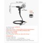 VEVOR Pistola de Carrete MIG 135A con Cable 3 m Compatible con Spoolmate 100 para Millermatic Multimatic Syncrowave con Alambre Aluminio, Rodillo, Puntas de 0,8-0,9mm para Taller Reparación Automotriz