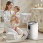 VEVOR Calentador de Toallas de 20 L con Pantalla LED Calentador de Mantas Apagado Automático Temporizador de 3 Niveles Bloqueo de Seguridad Secador de Toallas Portátil para Spa, Hogar, Baño, Blanco