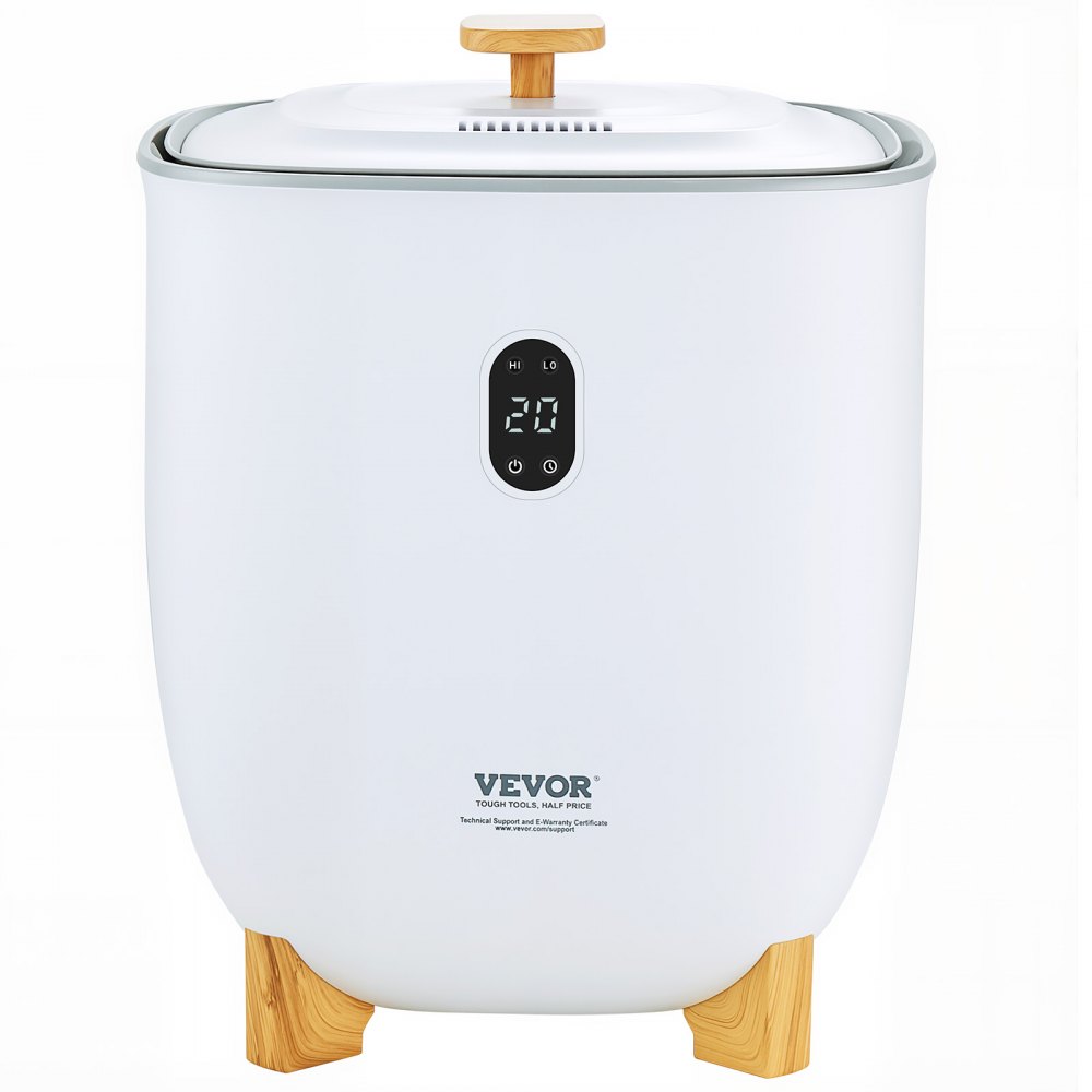 VEVOR Calentador de Toallas 25 L con Pantalla LED y Columnas Calefactoras en Parte Inferior Calentador de Toallas Inteligente con Temporizador Ajustable para Baño, Manta y Pijama, Apagado Automático