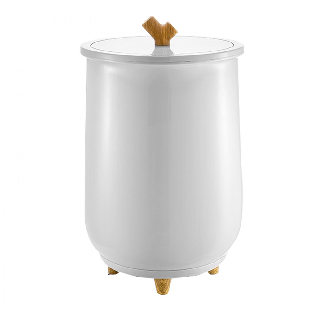 VEVOR Calentador de Toallas Cubo de 20 L con Luz Indicadora LED Calentador de Mantas Apagado Automático Secador de Toallas Portátil Temperatura Ajustable para Spa, Hogar, Baño, Manta, Pijama, Gris