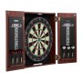 VEVOR Dartboard and Cabinet Set: Official size dartboard cabinet, 45 x 3.8 cm dartboard, concealable dart cabinet with steel tips, complete with all accessories, for cricket games