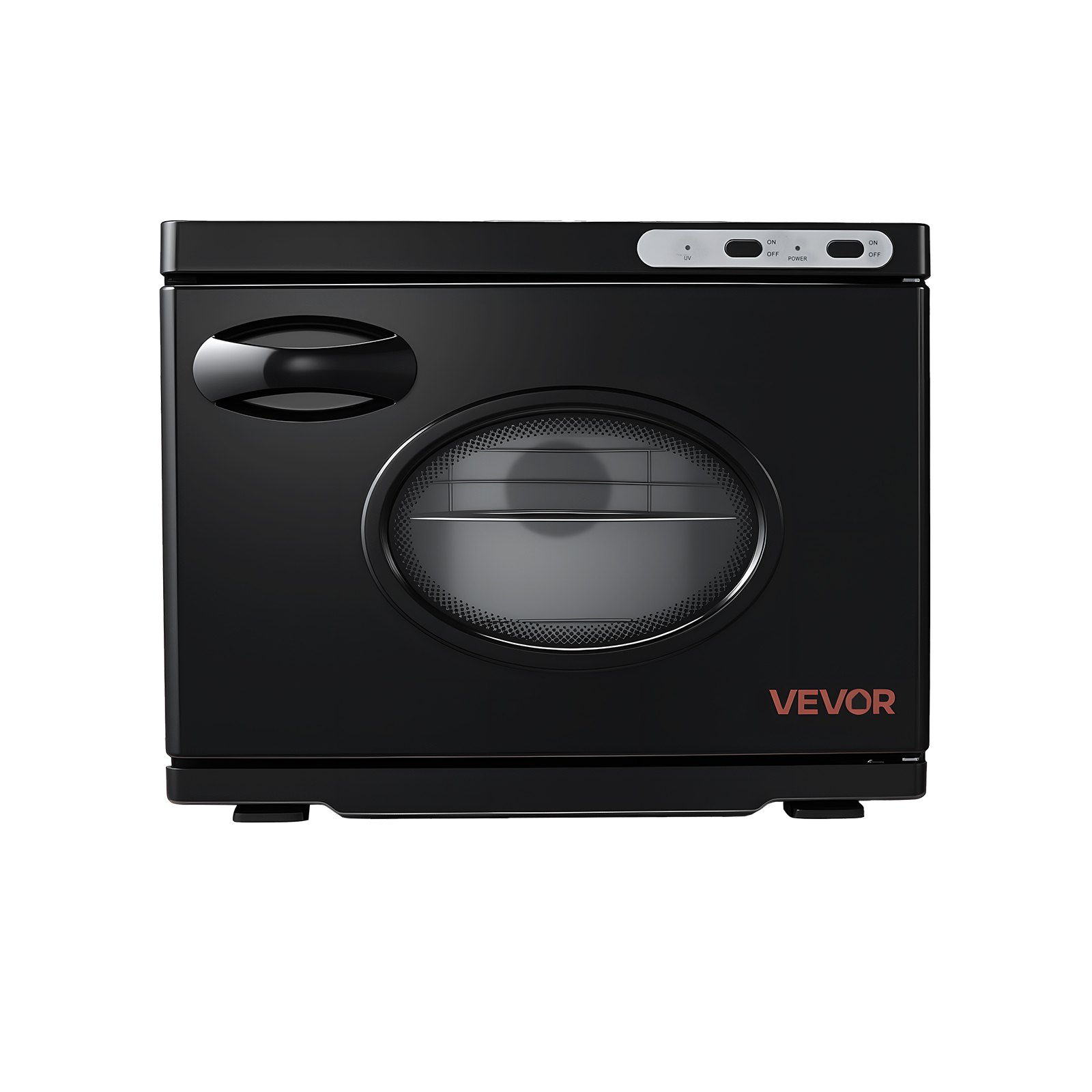 VEVOR Calentador de Toallas de 23 L, Esterilizador Secador para 36 Toallas, con Ventana Transparente, Clip y Rejillas, Versátil para Spa, Barbería, Manicura, Masajes, Salón de Belleza, Negro