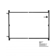 VEVOR Kit de Construcción de Portones Apto para Aberturas de 915-1524 mm Hierro