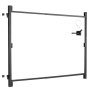 VEVOR Kit de Construcción de Portones Apto para Aberturas de 1016-1829 mm Material de Hierro Escuadra para Marco de Portón Completo Anti Hundimiento con Pestillo y Tornillos Para Cercas de Madera