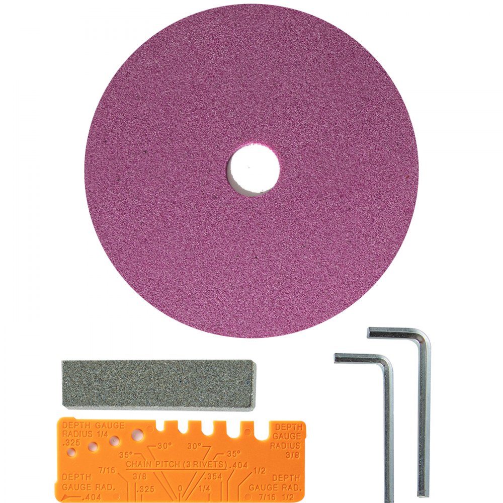 VEVOR Afilador de Cadenas, 230W Afilador de Motosierra, 3000RPM Afilador para Cadenas de Motosierra, 145mm para Pulir Afilar Moler Cadenas