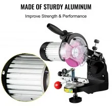 VEVOR Afilador de Cadenas, 230W Afilador de Motosierra,  3000RPM Afilador para Cadenas de Motosierra, 144mm para Pulir Afilar Moler Cadenas