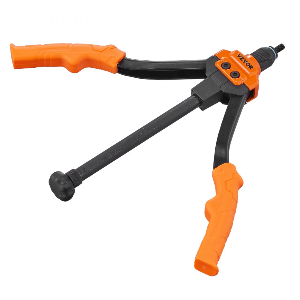 VEVOR Remachadora de Tuercas Pistola de Tuercas Manual con Remache Roscado, para Construcción Reparación, 7 Mandriles Métrico y SAE, 70 Tuercas Remachables 10-24, 1/4-20, M6, 5/16-18, M8, 3/8-16, M10