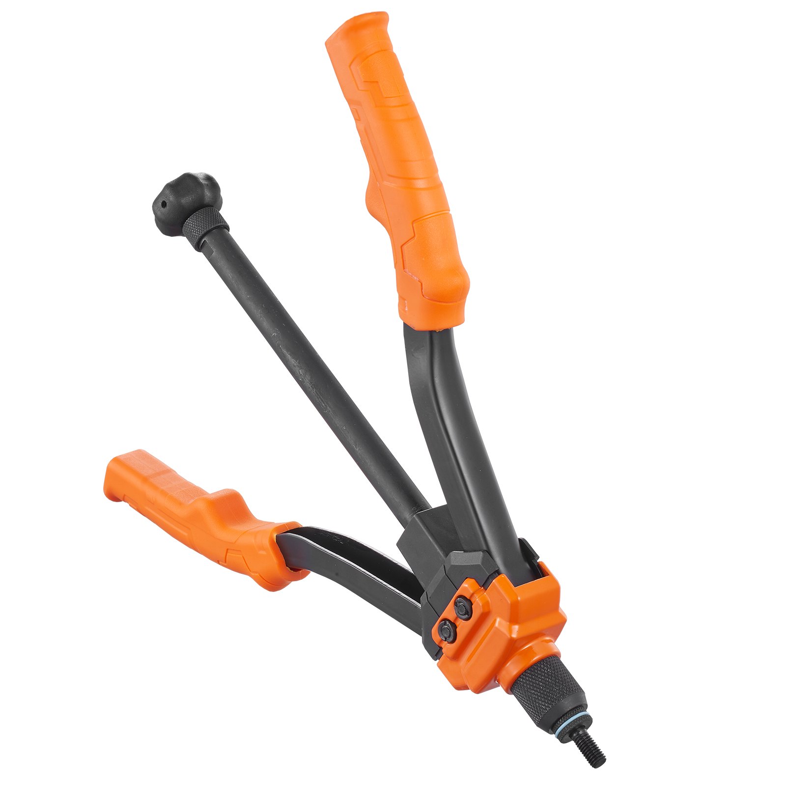 VEVOR Remachadora de Tuercas Pistola de Tuercas Manual con Remache Roscado, para Construcción Reparación, 7 Mandriles Métrico y SAE, 70 Tuercas Remachables 10-24, 1/4-20, M6, 5/16-18, M8, 3/8-16, M10