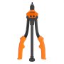 VEVOR Remachadora Manual de Tuerca de Remache Alicates de Inserción Roscada de 35cm con 7 Mandriles 70 Tuercas de 7 Tamaños Herramienta de Remachado con Estuche Portátil para Construcción de Bricolaje